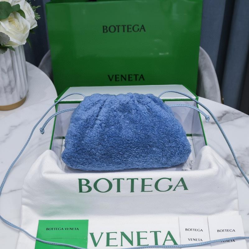 Bottega Veneta Clutches Bags 585852 Blue Fluffy Cloud Bag